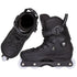 USD Aeon 60 Black Aggressive Inline Skates, Unibody Street and Park Skates with Shock Absorber and Wide Soulplate