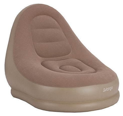 Vango Inflatable Camping Lounger Brown - Lightweight Recliner for Ultimate Comfort