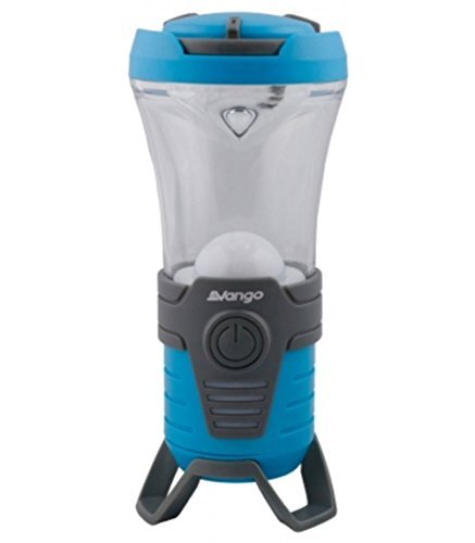 Vango Rocket 120 Bluetooth Lantern, a blue, smart, and bright LED lighting solution with wireless connectivity for modern camps.