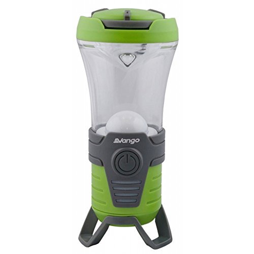 Vango Rocket 120 Bluetooth Lantern, a green, versatile, and bright camping lantern with wireless Bluetooth connectivity.