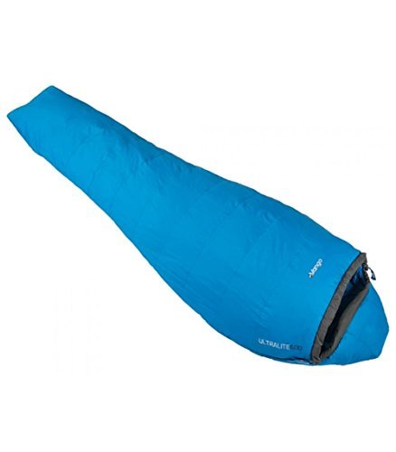 Vango Ultralite 600 Sleeping Bag, an imperial blue bag offering lightweight comfort for backpackers and summer camping.