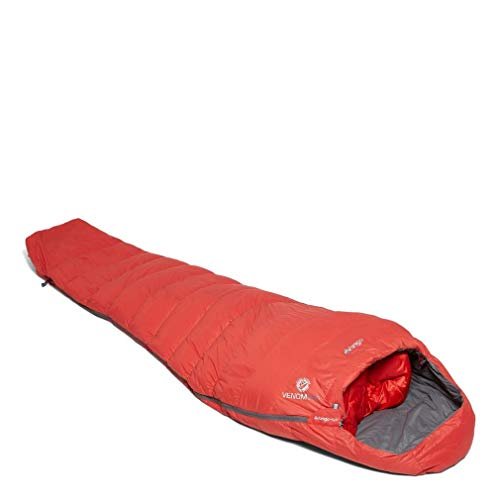 Vango Venom 200 Lightweight Sleeping Bag (Volcano color), a compact and warm bag ideal for backpacking.