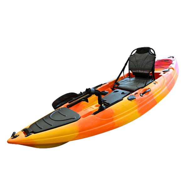 Vicking Codia Sit-On-Top Fishing Kayak 2.85m VK-18, 1-Person Paddle Kayak with Aluminium Frame Seat and H-Tracks