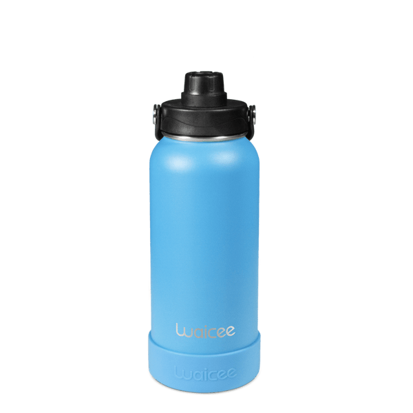 Waicee 32oz Stainless Steel Water Bottle, a large capacity, insulated bottle for daily hydration needs.