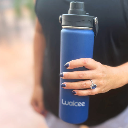 Waicee Stainless Steel Water Bottle 40oz - Heavy - Duty Insulated Water Bottle