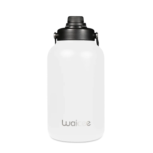 Waicee Super Soaka Bottle 128oz – High-Capacity Insulated Hydration Jug (Gallon Size) with Handle