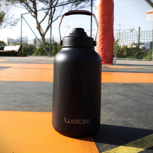 Waicee Super Soaka Bottle 128oz – High-Capacity Insulated Hydration Jug (Gallon Size) with Handle