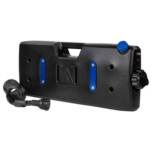 WaterPORT Overlander 5 Gallon Pressurized Water Tank, Slim MOLLE Mount Tank for Roof Racks and Bed Racks