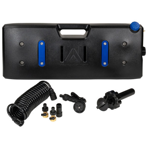 WaterPORT Overlander 5 Gallon Pressurized Water Tank, Slim MOLLE Mount Tank for Roof Racks and Bed Racks