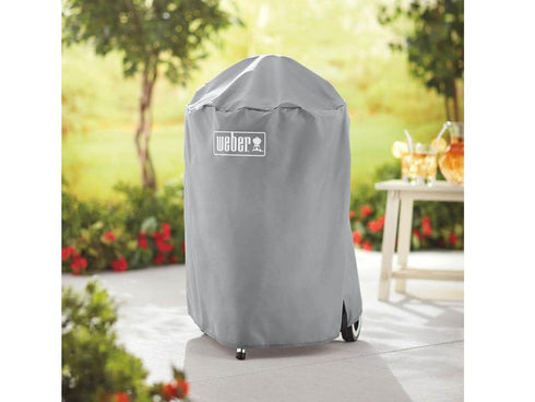 Weber Charcoal Kettle Grill Cover for 18 Inch Grills - Durable Weatherproof Protection