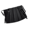 Weber Half Apron Black, One Size 100% Cotton Waist Apron for Barbecue, Kitchen and Outdoor Cooking with Long Ties