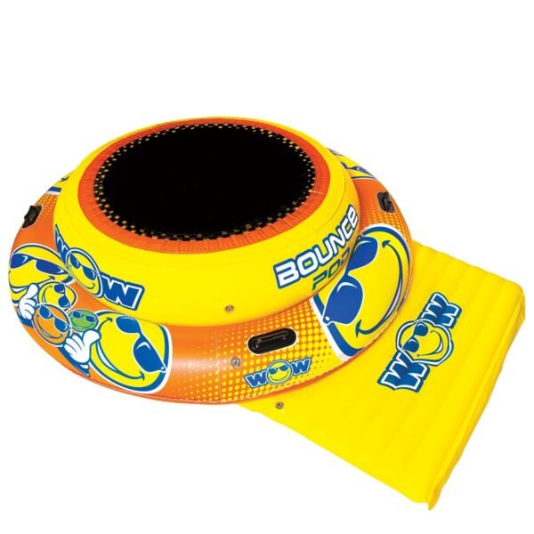 Wow Bounce Pod ,The Bounce Pod floating bouncing station is making us all jump for joy.