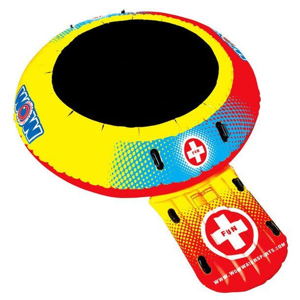 WOW Bouncer 2P Two - Person Inflatable Tow Tube Smooth Bouncing Towable for Water Activities