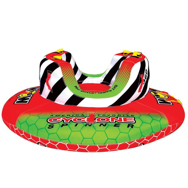 WOW Cyclone 2P High - Speed Towable Tube for Two Riders Spinning Action Water Sports Tube