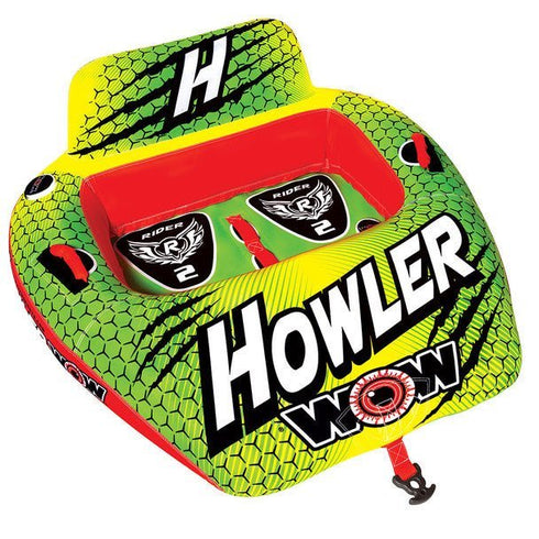 WOW Howler 2P Fast Two - Person Tow Tube Stable High - Speed Inflatable for Water Activities