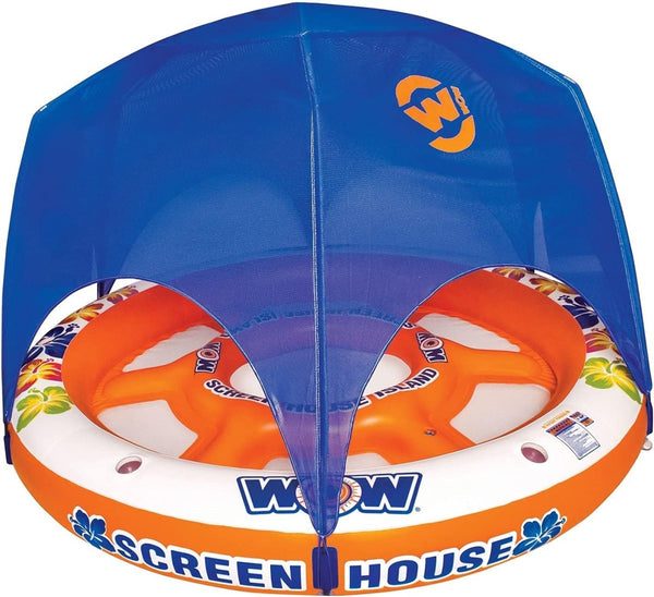 WOW Screenhouse Large Shade Shelter Tent for Beach Camping and Outdoor Water Activities