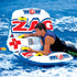 WOW Sports Zig Zag Towable Tube - 1–2 Rider Inflatable for High-Speed Water Sports
