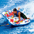 WOW Sports Zig Zag Towable Tube - 1–2 Rider Inflatable for High-Speed Water Sports
