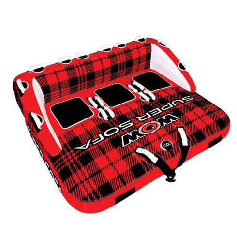 Wow Super Sofa 3P Towable Laze and graze the water on the coolest couch cruiser.