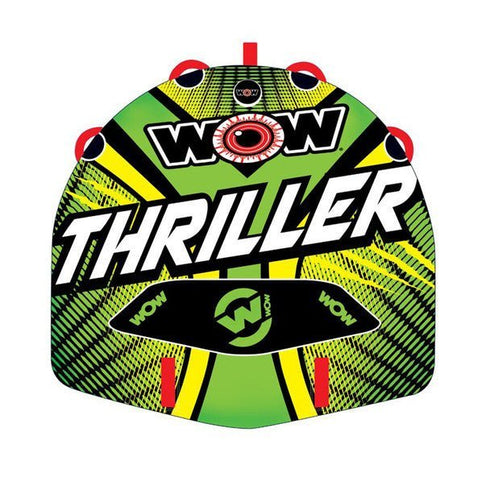 WOW Thriller 1P Towable Tube - Single Rider Inflatable Water Tube for Towing