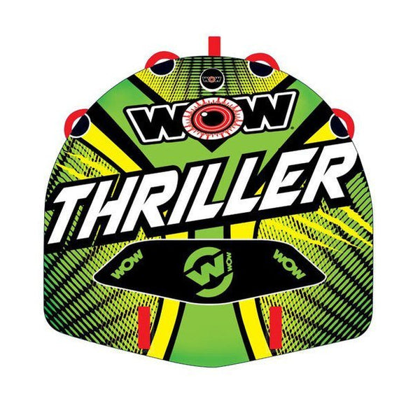 WOW Thriller 1P Towable Tube - Single Rider Inflatable Water Tube for Towing