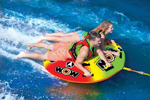 WOW UTO Galaxy Towable Tube - Multi - Rider Inflatable for Water Sports & Boat Towing