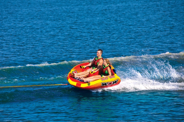 WOW Wild Wing 2 Towable Tube for Two Riders - High - Speed Inflatable Water Sports Towable