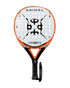 Heroe's Animal 2023 Padel Racket in orange and white, front view