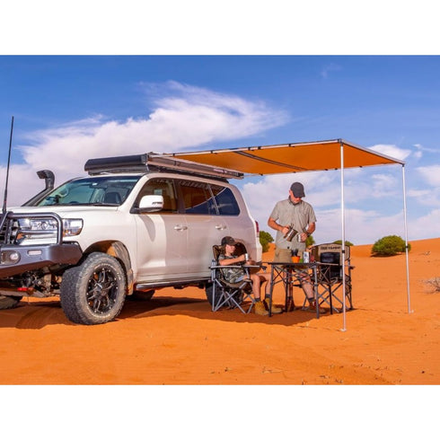 ARB Canopy Awning - 2.5m x 2.5m Roll-Out Shelter with LED Lighting for Rooftop Tent and Vehicle