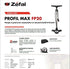 Zefal Profil Max Fp20 - Psi - Bar Gauge