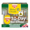 Zero In 30-Day Citronella Gel Diffuser, Adjustable Indoor and Outdoor Insect Repellent with Natural Citronella