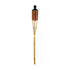 Zero In Bamboo Torch Twinpack, Garden Torches Pre-Filled with Zero In Citronella Torch Oil with Snuffer Cap