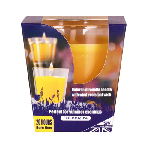 Zero In Citronella Candle and Torch Refill, Wind Resistant 20 Hour Citronella Candle for the Zero In Bamboo Torch