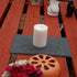 Zero In Citronella Pillar Candle, Real Citronella Oil Outdoor Candle with 30 Hour Burn for Summer Evenings