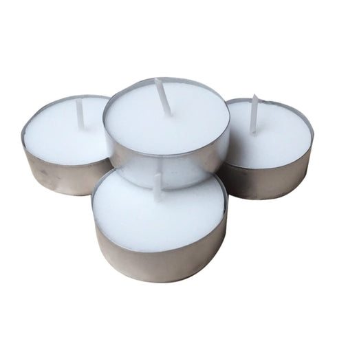 Zero In Citronella Tealights 18-Pack, Natural Citronella Oil Tealight Candles for Garden Tables and Lanterns