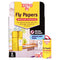 Zero In Fly Papers FSC 8-Pack, Fruit Scented Sticky Fly Paper Strips on Responsibly Sourced Paper