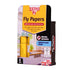 Zero In Fly Papers FSC 8-Pack, Fruit Scented Sticky Fly Paper Strips on Responsibly Sourced Paper