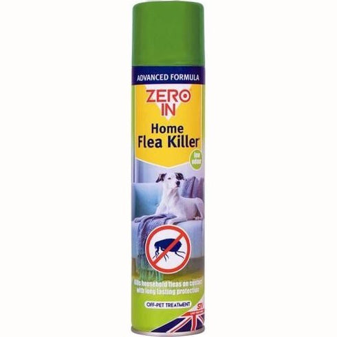 Zero In Household Flea Killer Kit, Flea Spray, Flea Powder and Flea Bomb for Cat and Dog Fleas in the Home