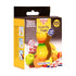 Zero In Ready Baited Fruit Fly Trap Twinpack, Non-Spill Kitchen Fruit Fly Catcher for Fruit Bowls and Wine