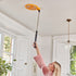 Zero In Telescopic Bug Bat, Electric Fly Swatter Extending to 1.1 m with Adjustable Head for High Ceilings