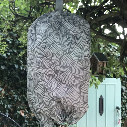 Zero In Wasp-Free Zone, Reusable Imitation Wasp Nest Deterrent for Patios and Gardens with No Poison