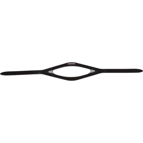 Atomic silicone mask strap, black and gray