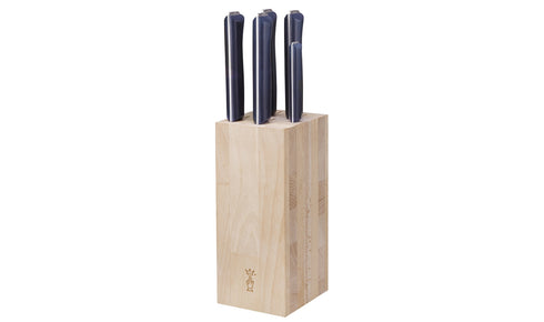 Opinel Intempora knife block with 5 knives