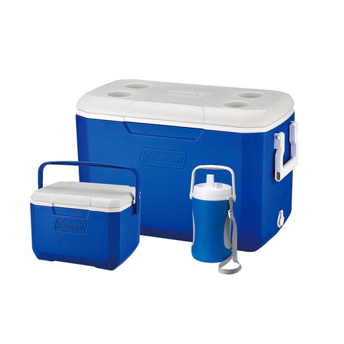 Coleman 48 Quart Cooler Combo Set Blue