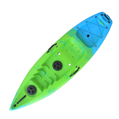 Winner Purity-1 sit-on-top kayak shown in green/blue; Lime Green and Orange/Black colours may differ