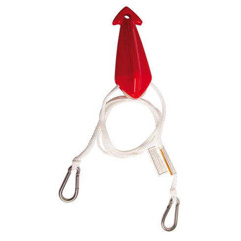 Jobe Rope Bridle Stainless Steel Hooks 12ft 1P, red float, product view