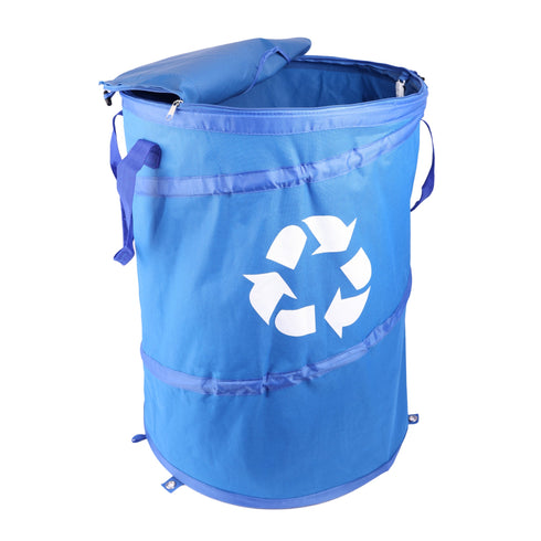 Coghlan's deluxe pop-up recycle bin, blue, product shot