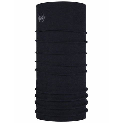 Buff Safety Fire Resistant neckwear, solid Paris blue, product shot on white