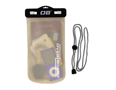Overboard waterproof multipurpose case M, beige, product shot on white