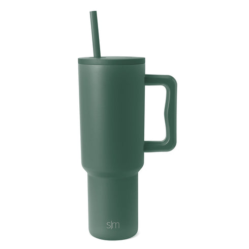 Simple Modern Trek Tumbler 40 oz in Forest, front view